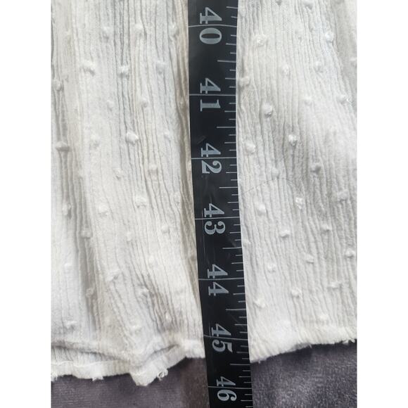 Kate & Sam Dress Womens Size Small S White Boho Hippie Prarie Summer Textured95 - Picture 13 of 16